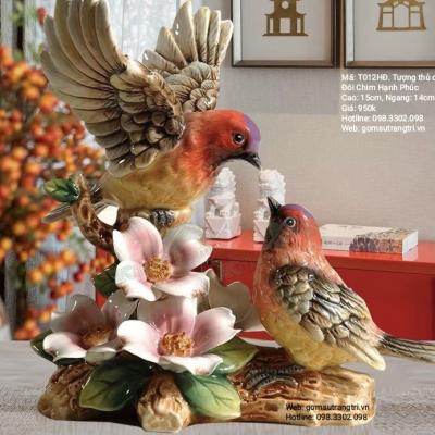 tượng chim bằng sứ, tượng sứ, tượng trung quốc,trang trí nhà cửa